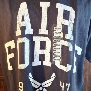NWT Black AIR FORCE Graphic Tee